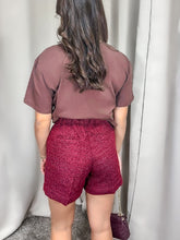 Elegant Bordeaux Short Dress for Parties